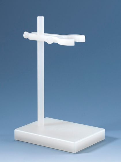 Bottle stand PP Dispensette + Titrette  support rod 325 mm base plate 220x160 mm