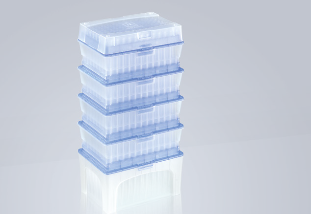 Pipette tips ULR racked DNA-/RNase-free IVD TipStack 0,5-  20 µl PCK=960+2 boxes