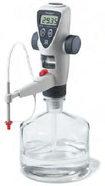Titrette, DE-M, with Accessories 10 ml with titration/recirculation valve